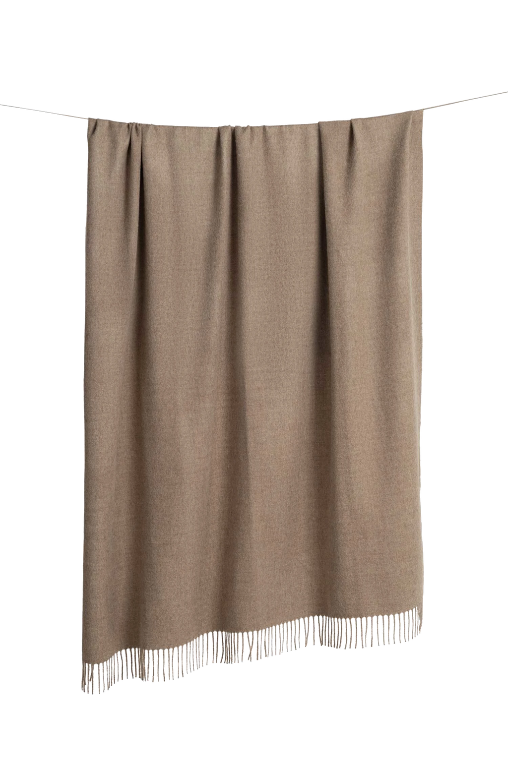 Alpaka Tagesdecke Uni (sand)