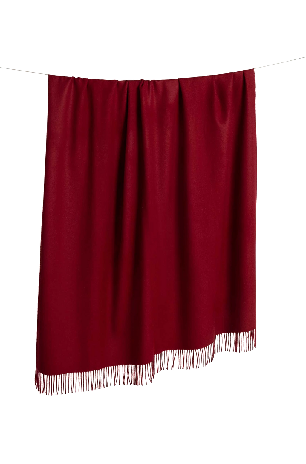 Alpaka Tagesdecke UNI (rot)