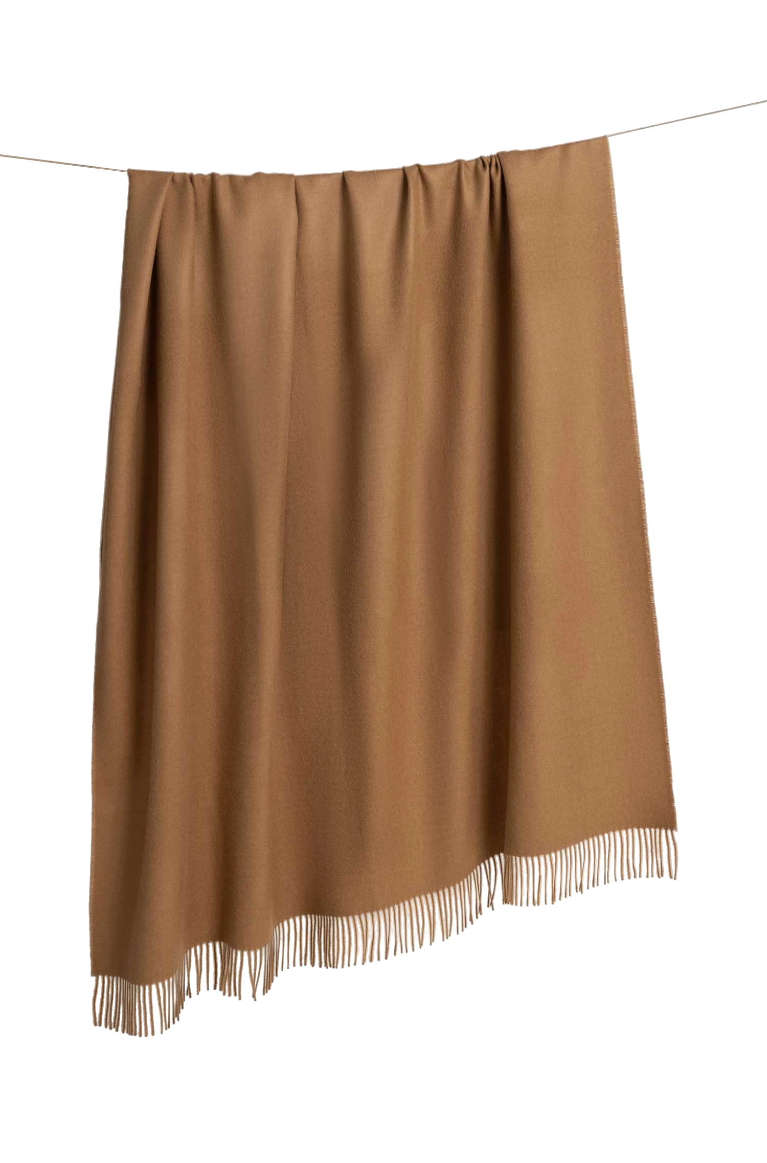 Alpaka Tagesdecke UNI (kamel)
