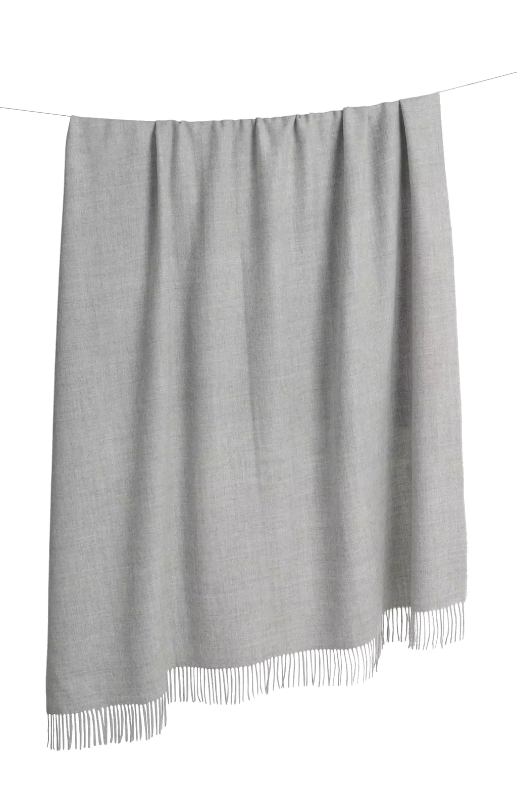 Alpaka Tages Decke UNI (grau)